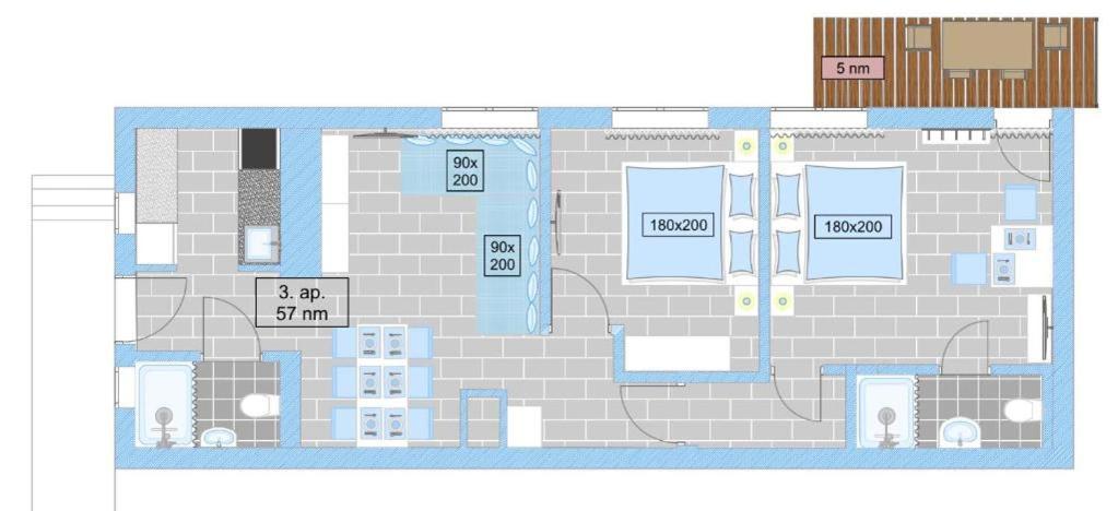 TópART Apartman I Balatonfenyves Exterior foto